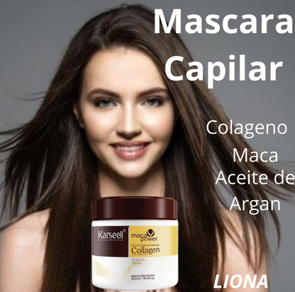 PACK 2 X 1 Máscara Capilar Maca Power Reparación Profunda, con Colágeno 200ml/Edición Premium LIONA (copia)