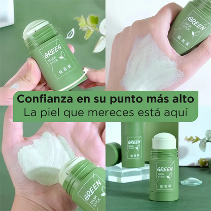 Mascarilla Facial en Barra Té verde – Control de Grasa y Puntos Negros/ Edición Limitada LIONA