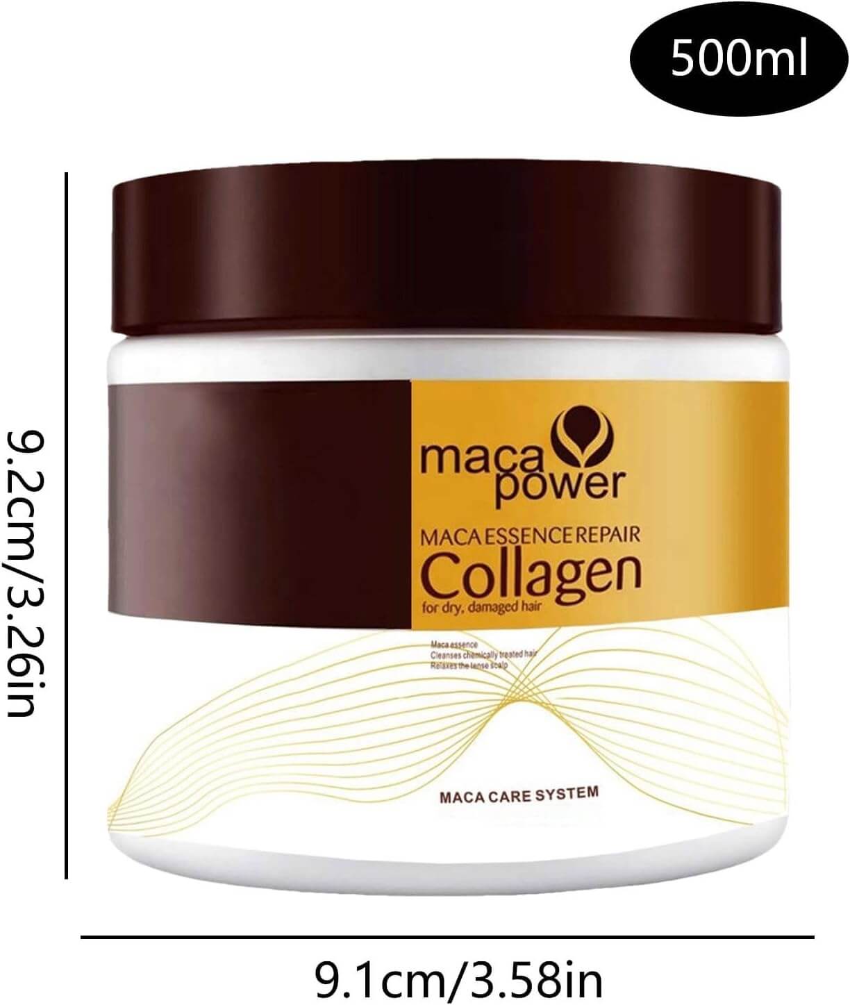 PACK 2 X 1 Máscara Capilar Maca Power Reparación Profunda, con Colágeno 200ml/Edición Premium LIONA (copia)